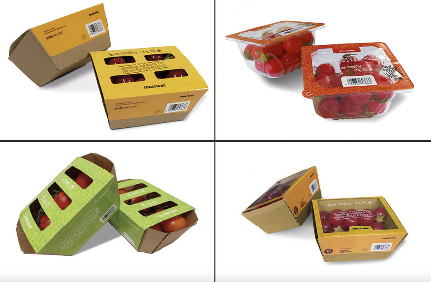 PRECINTADO Y MARCADO SOSTENIBLES DE BANDEJAS PARA FRUTA Y VERDURA